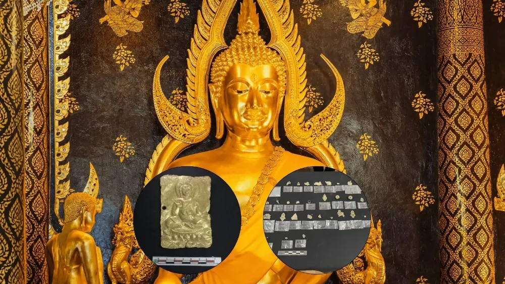 1300 YILLIK BUDA HEYKELENİN ALTINDA HAZİNE BULUNDU