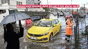 İSTANBUL VE BİR ÇOK İL İÇİN ALARM