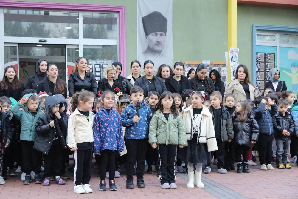 KEÇİÖRENLİ ÇOCUKLAR ATATÜRK’Ü SEVGİ VE SAYGIYLA ANDI