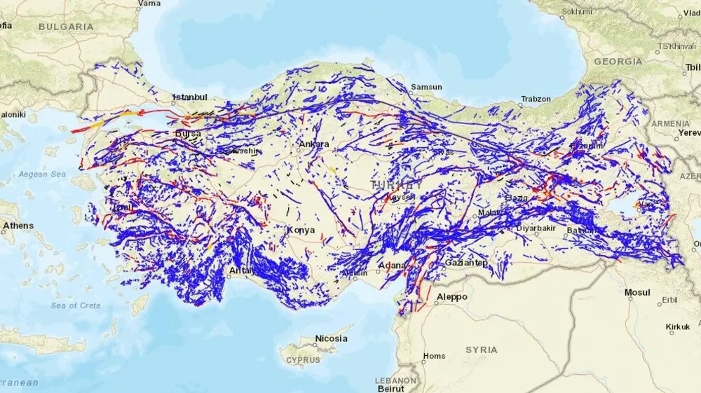 DEPREM HARİTASI GÜNCELLENDİ