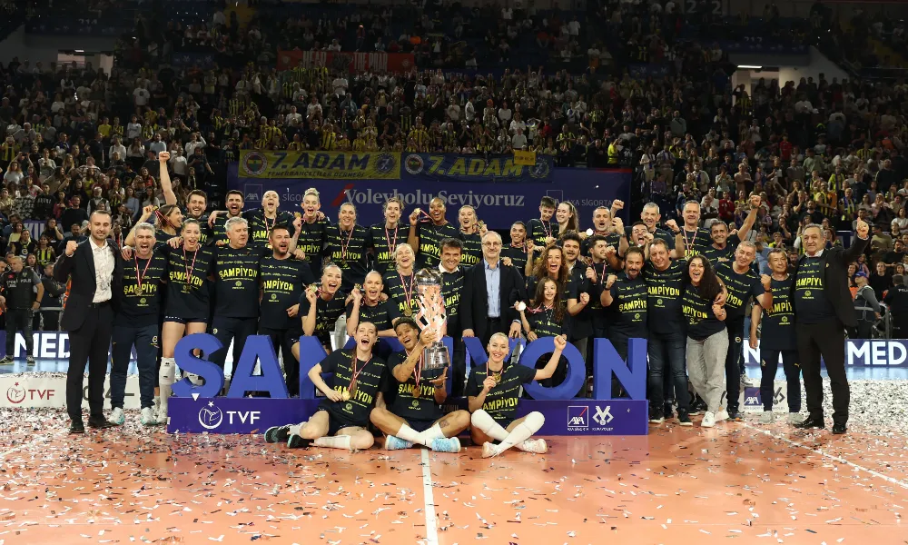 KUPA VOLEY ŞAMPİYONU FENERBAHÇE MEDICANA