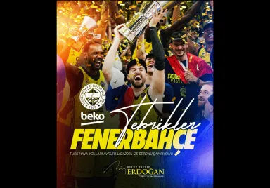 Cumhurbaşkanı Erdoğan’dan Fenerbahçe Beko’ya tebrik mesajı...