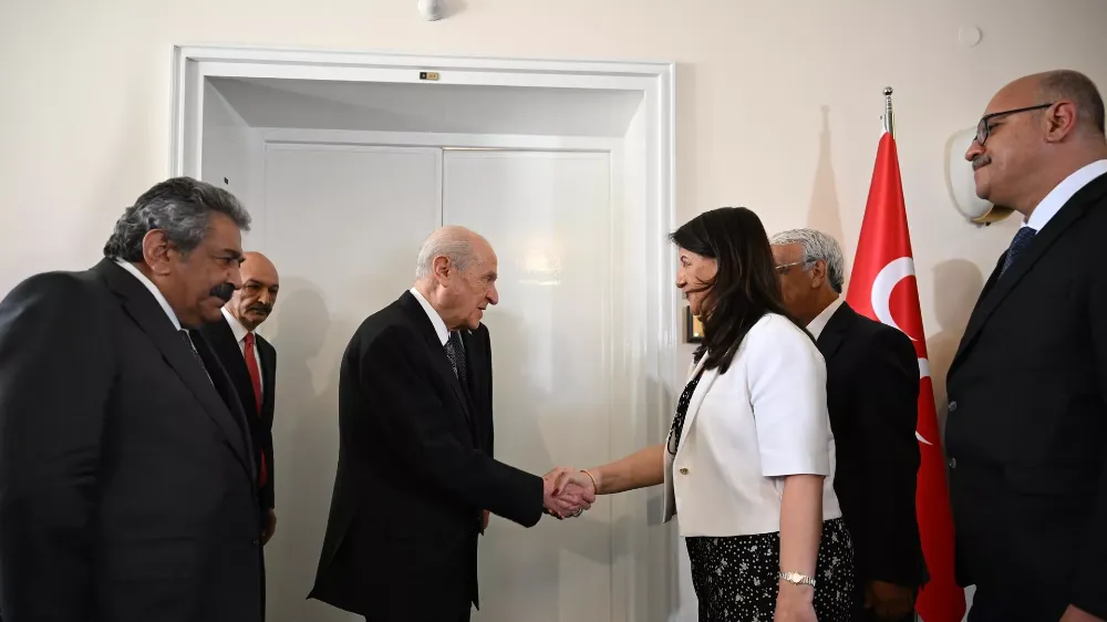 DEM PARTİ İMRALI HEYETİNDEN MHP LİDERİ BAHÇELİ