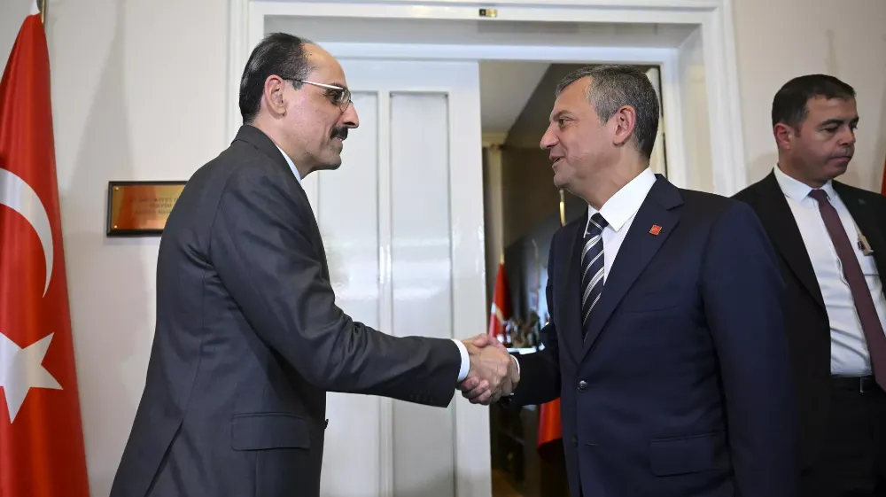 CHP GENEL BAŞKANI ÖZEL MİT BAŞKANI KALIN İLE GÖRÜŞTÜ