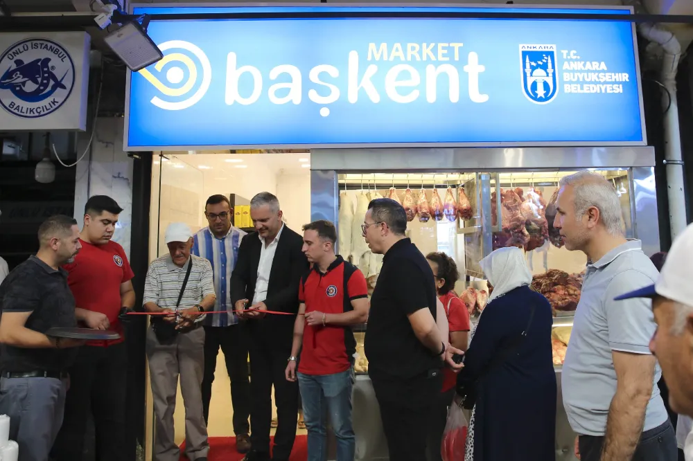 BAŞKENT MARKET’İN 8. ŞUBESİ TARİHİ ULUS HALİ’NDE AÇILDI