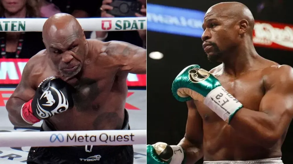 Mike Tyson ve Floyd Mayweather tarihi boks maçında ringe çıkacak